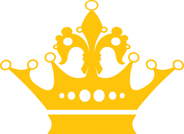皇冠黄色公主国王节日