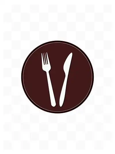 酒店 i>餐 /i> i>厅 /i>标识指示牌刀叉 i>餐 /i>具