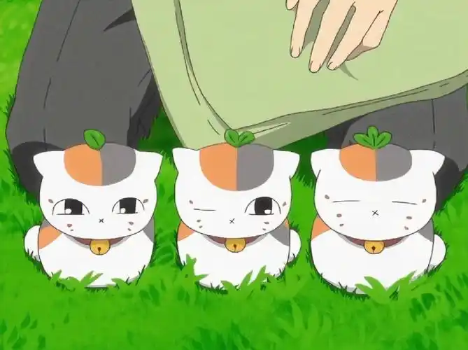 可爱百分百99#娘口三三  #夏目友人帐  #夏目友人帐猫咪老师  #动漫