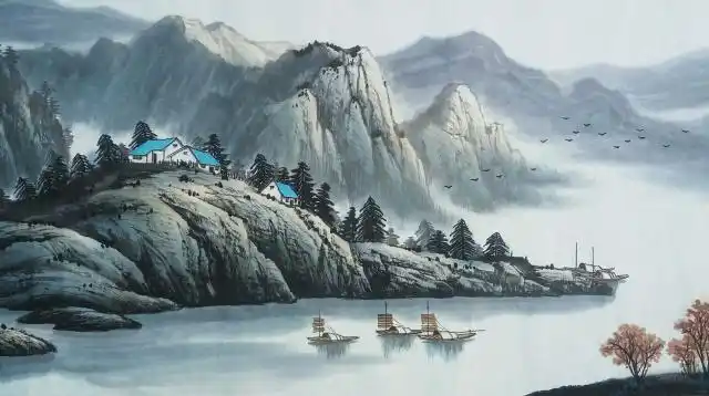 王秀保水墨山水画欣赏