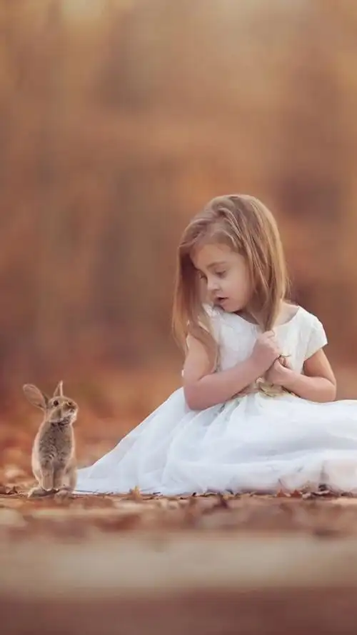 你可爱的笑容就是我最大的慰藉 唯美萌娃图片