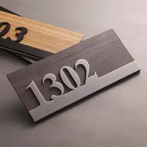出租高档门牌号码牌家用定制创意酒店房号牌民宿亚克力君艺标识牌