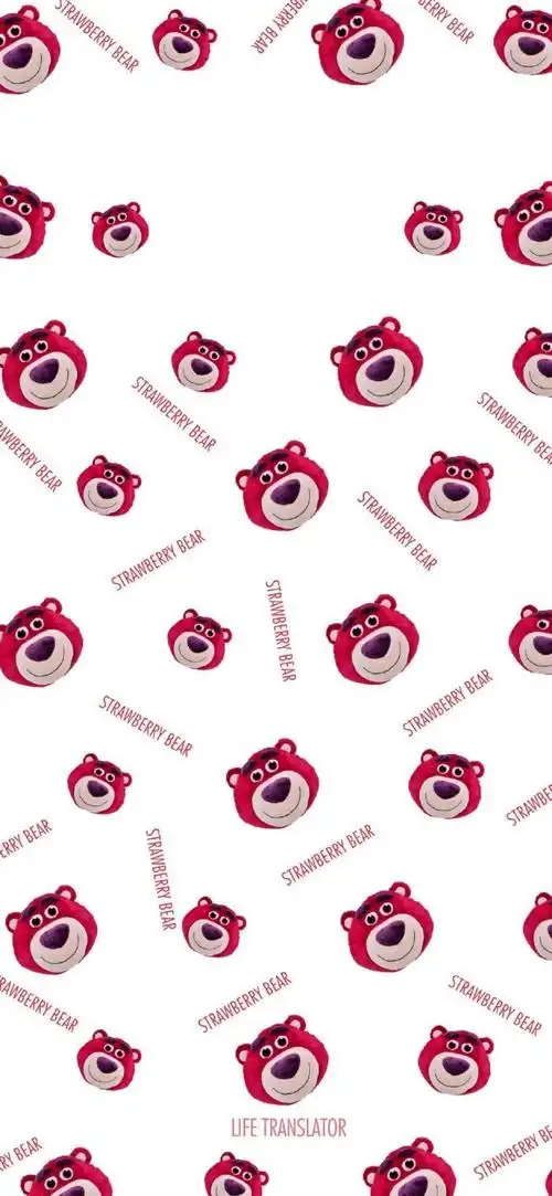 玩具总动员卡通可爱草莓熊高清壁纸1