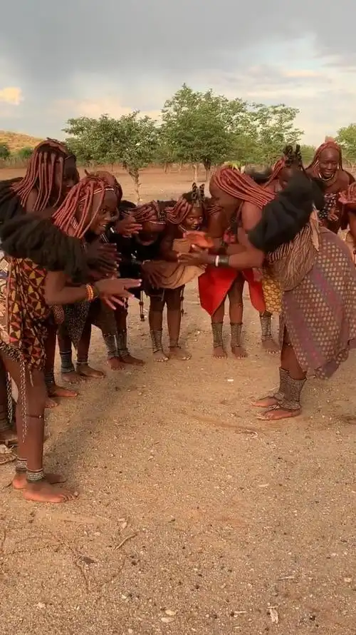 野人部落欢迎仪式