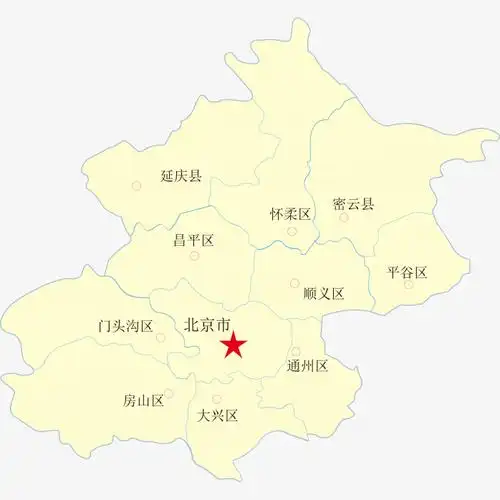 高清北京市地图