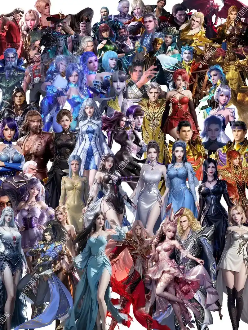 9191《斗罗大陆》全人物合集拼图系列,有你喜欢的动漫人物吗 - 抖