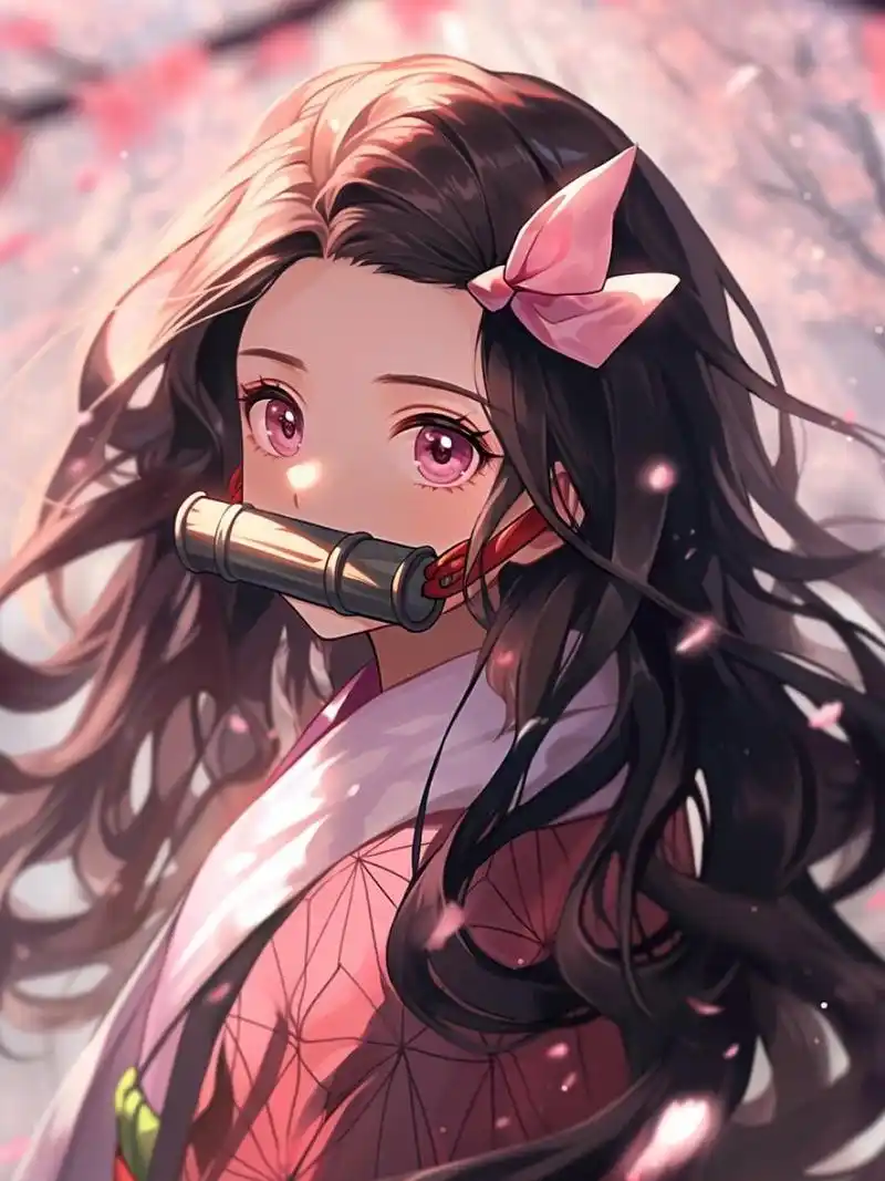 【鬼灭之刃】灶门祢豆子丨精美壁纸(下) 人类姿态 祢豆子变为鬼之前的