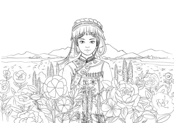 鲁冰花-彝族姑娘