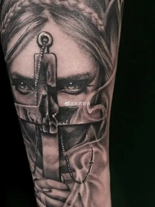 欧美小臂内侧#tattoo##上海纹身# 来自上海大武刺青 - 微博