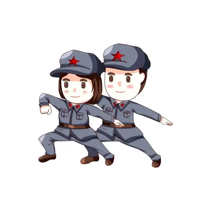 免抠元素|卡通军人兵哥哥人物形象 最美的兵哥哥人物卡通形象分享