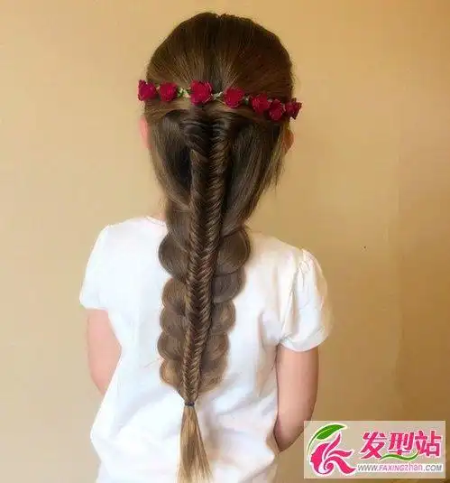小孩子扎发编发20例 最新时尚儿童扎发合集(4)