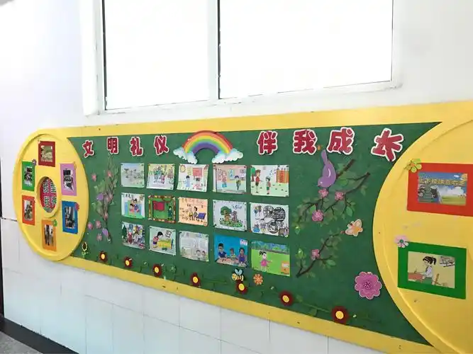 图们市志诚小学新学期班级展板图集2019年9月
