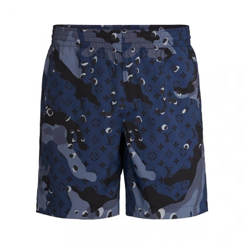路易威登/louis vuitton 男士 迷彩印花沙滩短裤 1a5v9c
