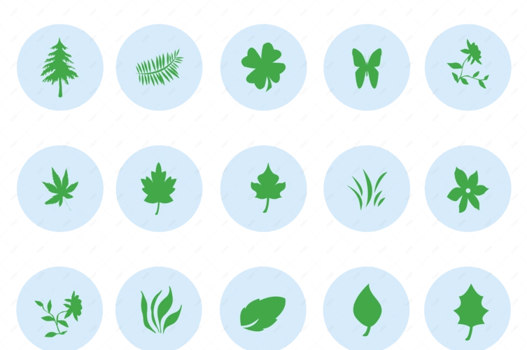 创意简约清新小图标素材