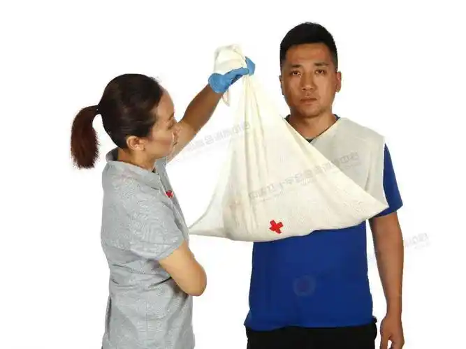 应急救护科普|现场包扎技术之三角巾悬臂带_顶角_关节_底边