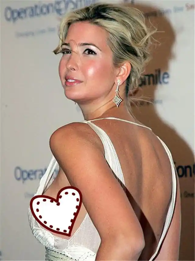 伊万卡在大学也抽烟22岁时装走秀从小就是个小美人