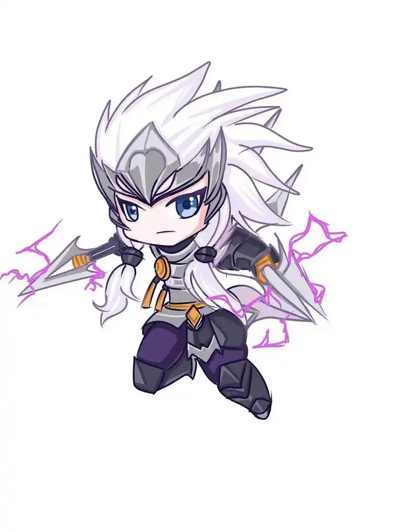 手绘王者荣耀马超.#procreate绘画 #零基础学画画  - 抖音