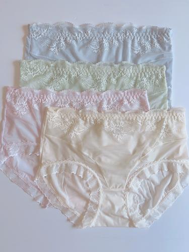 2023年新款 la perla夏季新款蕾丝花卉女士内裤套装