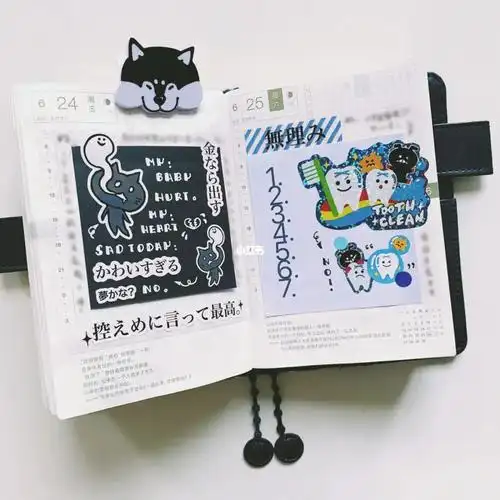 手帐贴纸#mindwave#hobonichi#gaia#锦宫kingjim#给你看看我的手帐吧