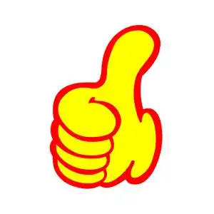 点赞大拇指赞符号图标点赞竖起大拇指的女人美丽女性人物人像半身漂亮