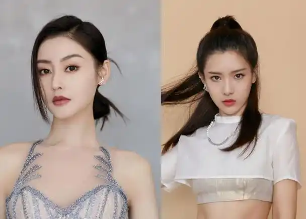 张天爱和众女星合照:两个张天爱一起上热搜(4)