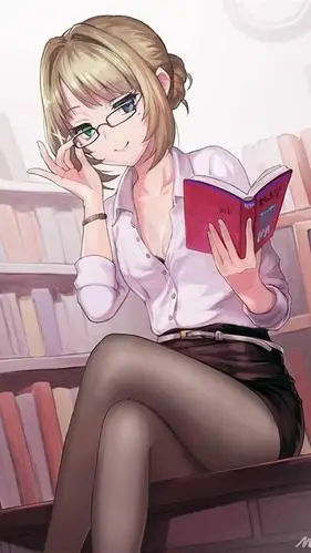 动漫黑丝性感女教师