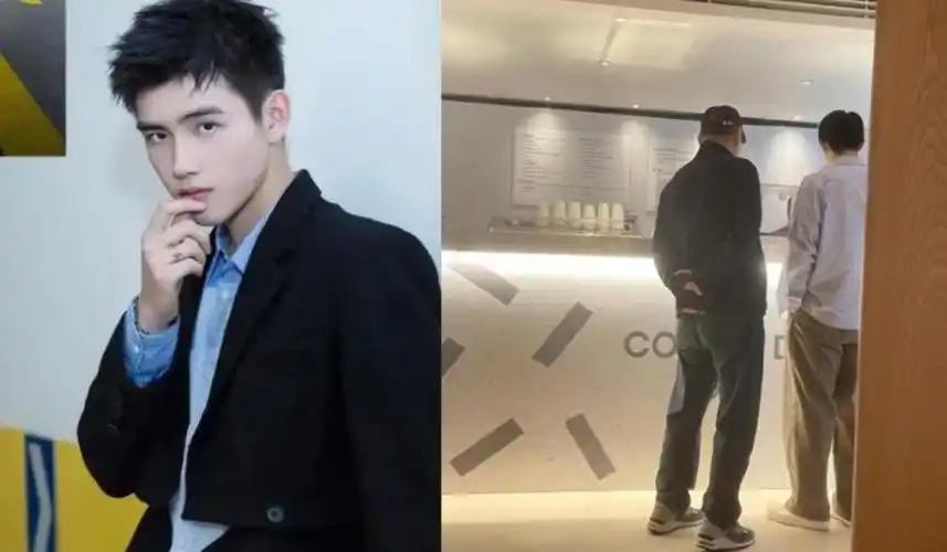 陈飞宇陪父亲陈凯歌逛街,父子俩身高很瞩目,全程没有亲密交流