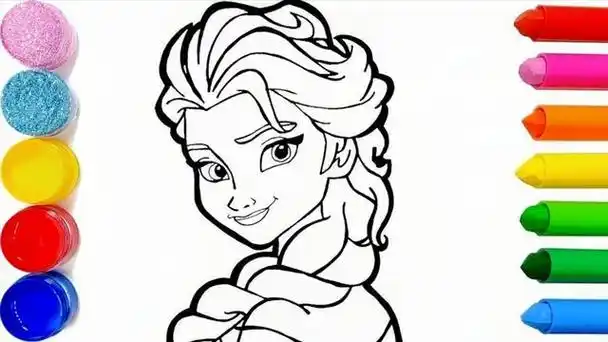 儿童画画公主教孩子画个小公主,小朋友画画天赋太好啦!