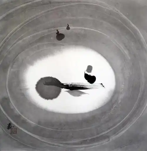 田旭桐禅意水墨画(3)