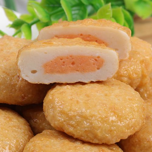 安井食品夹心鱼饼2.5kg火锅店麻辣烫食材豆捞鱼丸鱼丸