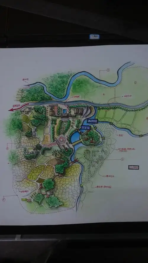 乡村旅游景点规划平面方案