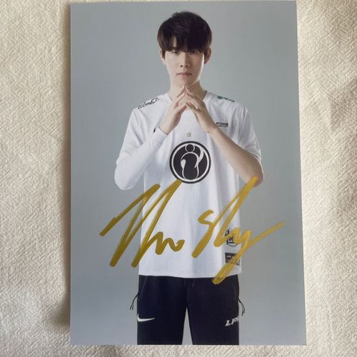 theshy海报theshy亲笔签名照片亲签周边小卡明信片送同学男女朋友 1