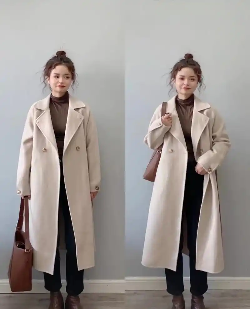 小个子女生穿长款大衣,不要买这几种款式,显胖显矮,还不高级