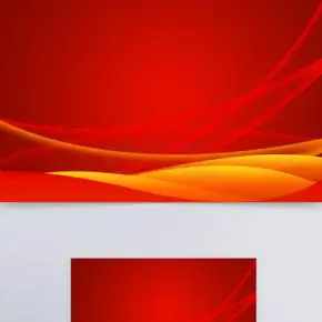 时尚大气红色梦幻线条党政企业海报背景图