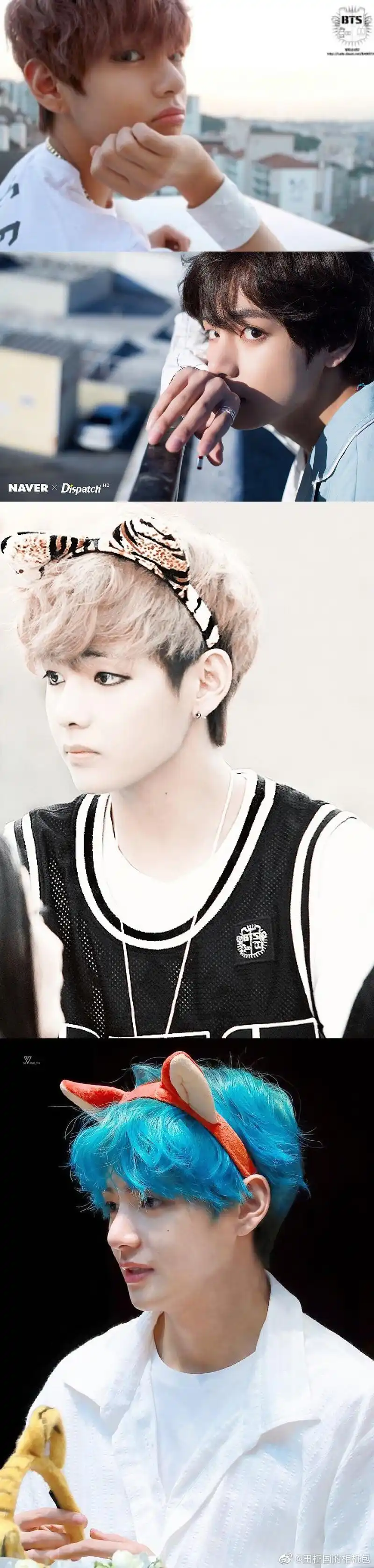 出道初期曾经是孩子正直成长的金泰亨