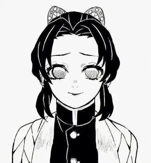 鬼灭之刃黑白头像