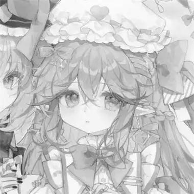 二次元黑白闺蜜头像