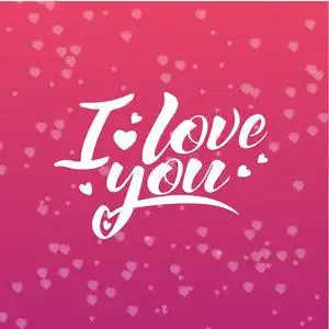 字我爱你,矢量字体,手写的文本向粉红色的用绳子拖的平底渡船照片