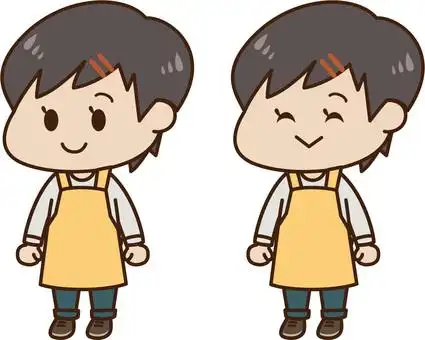 免费矢量剪贴画类似的围裙妇女_no.02