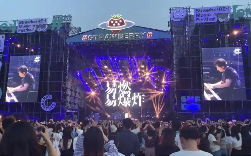 2021武汉草莓音乐节陈粒易燃易爆炸