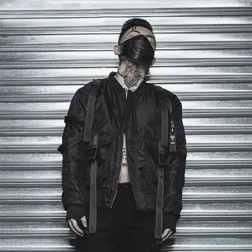 嘻哈朋克风暗黑系男装潮牌外套秋冬季个性颓废元素帅欧美棒球夹克