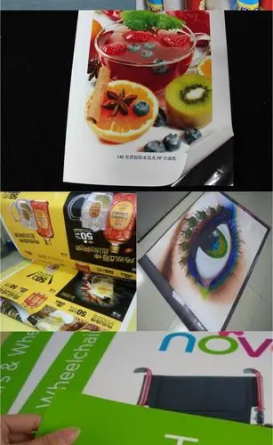 背胶写真相纸灯片写真布油画布pvc硬片透明贴广告海报制作 参数:材质