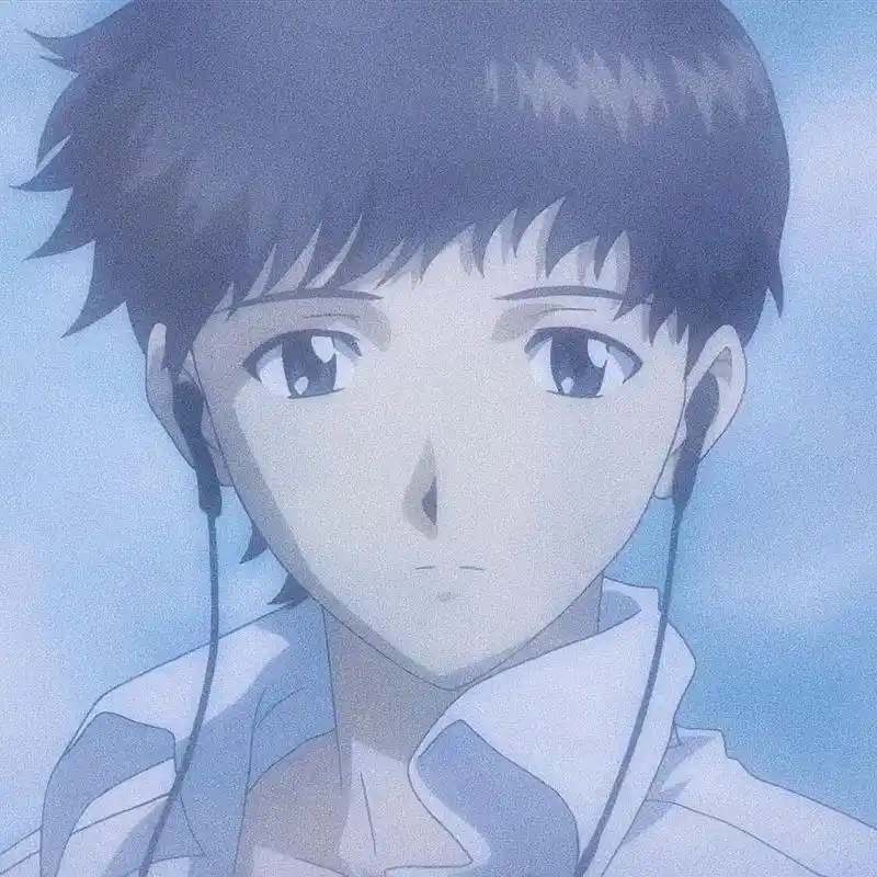 《eva》动漫头像之碇真嗣|第16615弹 真嗣真的算是典型的忧郁气质