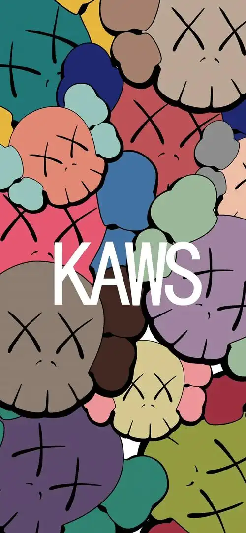 kaws_手机壁纸_动漫卡通手机壁纸_我要个性网