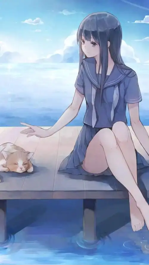 2018卡通动漫女生手机锁屏壁纸