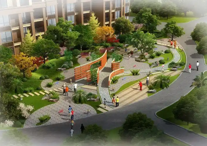 金域水岸小区园林景观绿化设计-河南匠臣建筑建筑设计有限公司