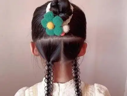 儿童编发 #编发教程 #幼儿园小朋友们都是这么可爱