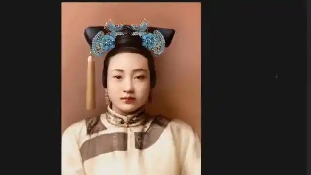 用ps修复老照片,还原珍妃原貌,千秋无绝色,悦目是佳人!