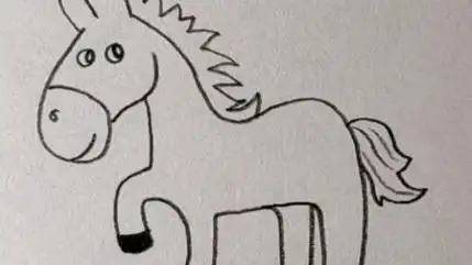 一起来画一个白龙马吧