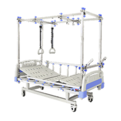 厂家直销 多功能医用双摇骨科牵引床 便携式不锈钢优质牵引床
